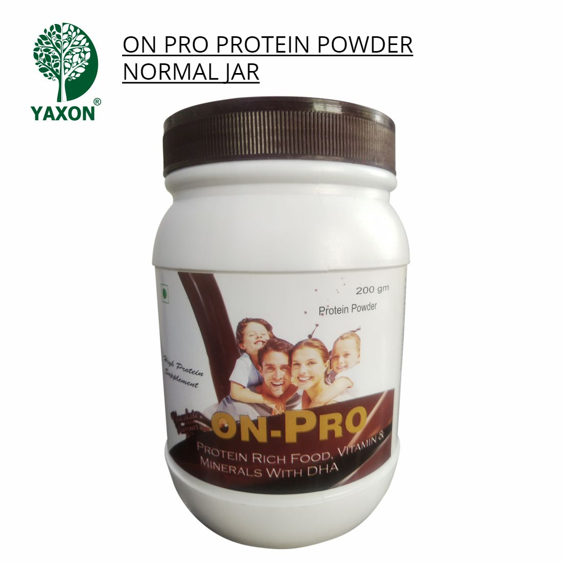 YAXON ON PRO Chocolate Protein Powder Normal Jar
